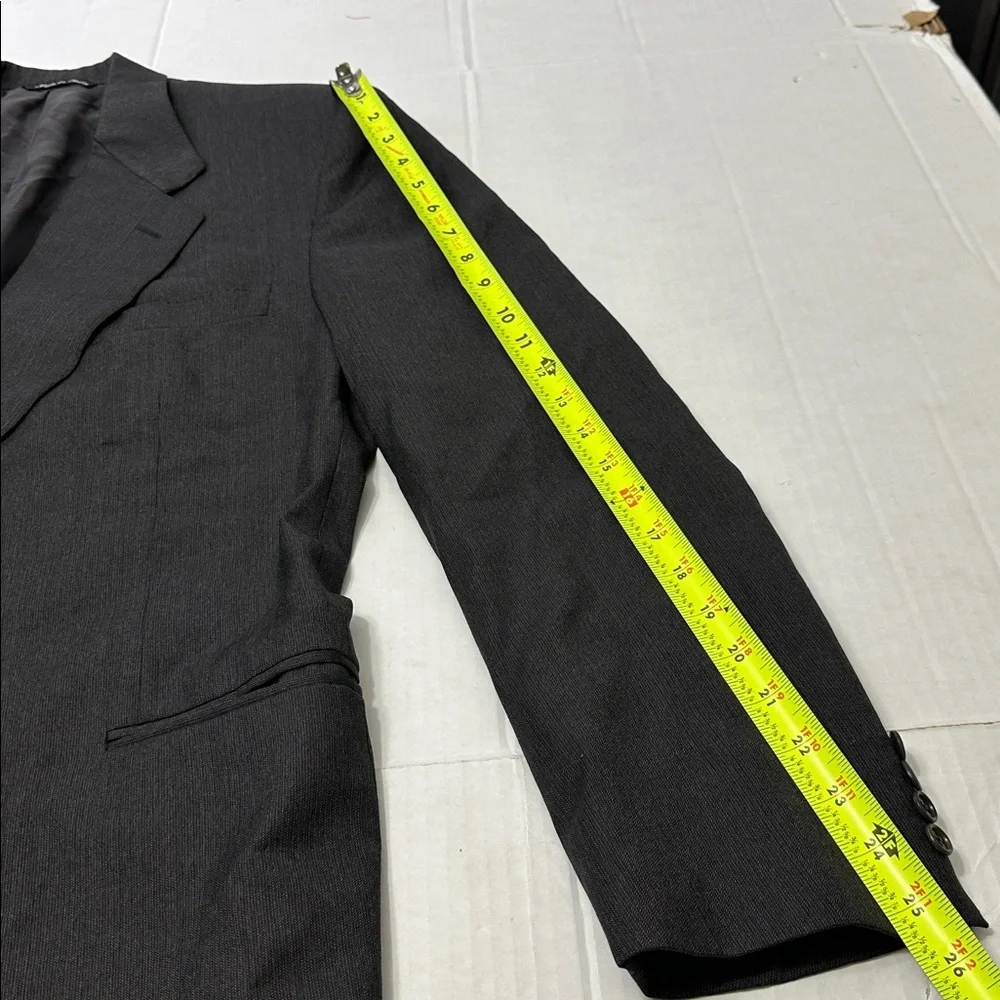 Canali Pure Wool Gray Suit Blazer Jacket Mens Size 56R US 46R‎ Work Business